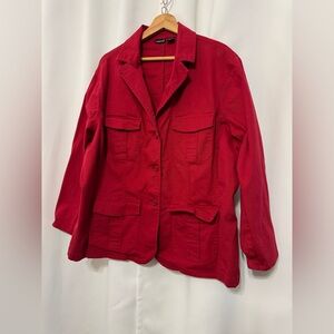 Northcrest Women's Utility Jacket in Vibrant Red